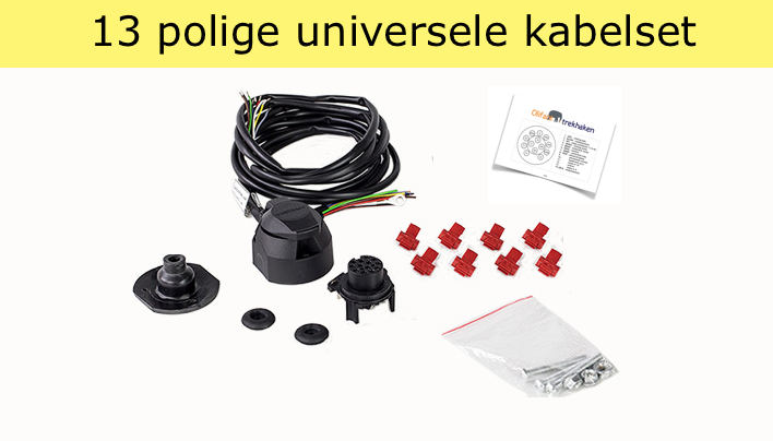 Vaste trekhaak + 13 polige universele kabelset | Hyundai Sonata (type NF) 4 deurs, Sedan | 04/2005 - 12/2010