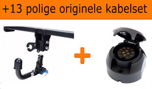 Verticaal afneembare trekhaak + 13 polige originele kabelset | Renault Megane IV 5 deurs, Hatchback | 02/2016 - 12/2020