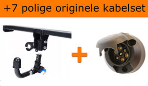 Verticaal afneembare trekhaak + 7 polige originele kabelset | Audi Q3 Sportback (type F3N) 5 deurs, Combi | 06/2019 - 07/2023