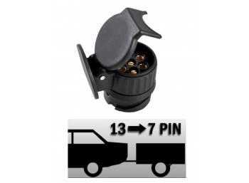 VERLOOPSTEKKER 13 polig auto / 7 polig aanhanger | Alfa Romeo - trekhaken en kabelsets 147 trekhaken en kabelsets (type 937) 3/5 deurs, Hatchback | 01/2000 - 07/2010