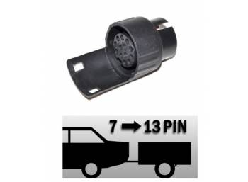 VERLOOPSTEKKER 7 polig auto / 13 polig aanhanger | Alfa Romeo - trekhaken en kabelsets 147 trekhaken en kabelsets (type 937) 3/5 deurs, Hatchback | 01/2000 - 07/2010