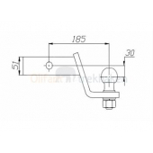Amerikaanse trekhaak - vaste trekhaak | USA Amerikaanse adapters Amerikaanse adapters