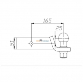 Amerikaanse trekhaak - vaste trekhaak | USA Amerikaanse adapters Amerikaanse adapters