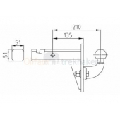 Amerikaanse trekhaak - vaste trekhaak | USA Amerikaanse adapters Amerikaanse adapters