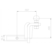 Amerikaanse trekhaak - vaste trekhaak | USA Amerikaanse adapters Amerikaanse adapters