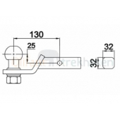 Amerikaanse trekhaak - vaste trekhaak | USA Amerikaanse adapters Amerikaanse adapters