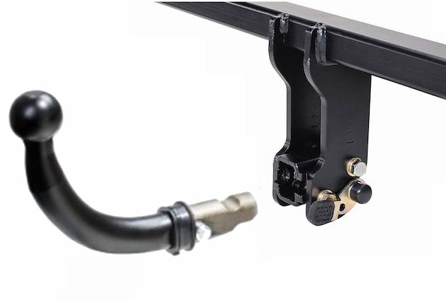 Horizontaal afneembare trekhaak + 13 polige universele kabelset | Daihatsu Terios (type J2)  SUV | 04/2006 - 10/2017
