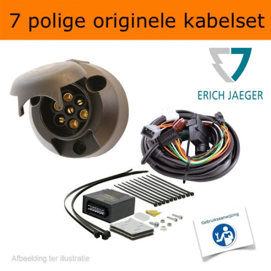Horizontaal afneembare trekhaak + 7 polige originele kabelset | Toyota Avensis (type T27) 4 deurs, Sedan | 01/2009 - 12/2018