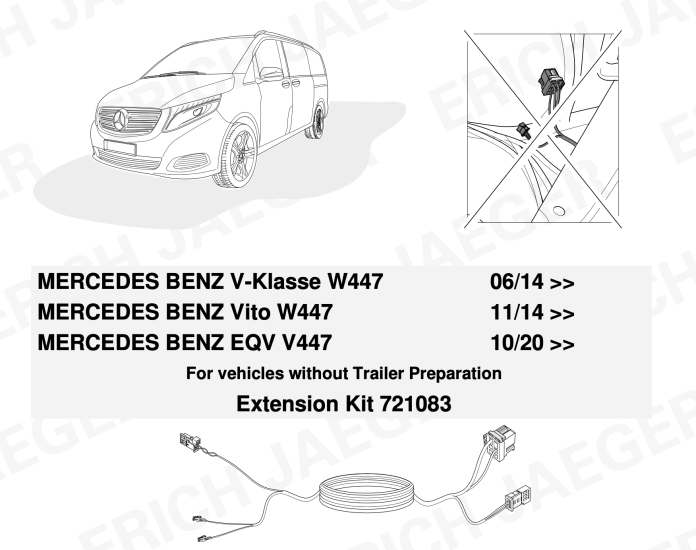 Mercedes Vito (type W447) Bestel - Personen uitvoering | 06/2024 - heden